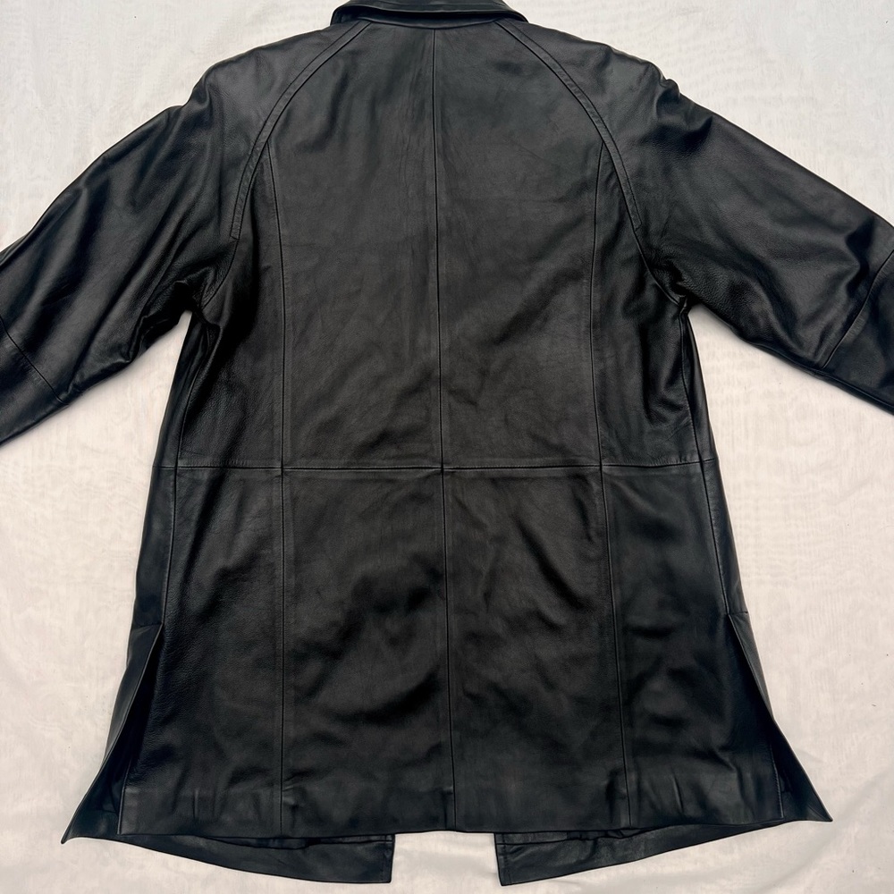 Long Leather Jacket - Picture 3 of 4